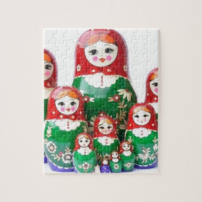 Matryoshka - матрёшка (Russian Dolls) Jigsaw Puzzle (Vertical)