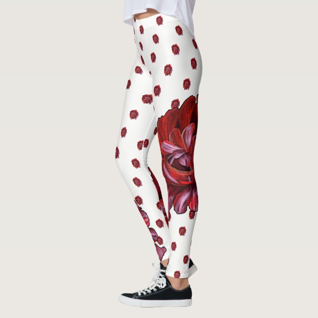 MATRYOSHKA COLLECTION , wearable ART Leggings (Left)