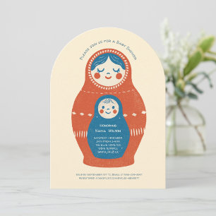 Matryoshka Doll Baby Shower  Invitation