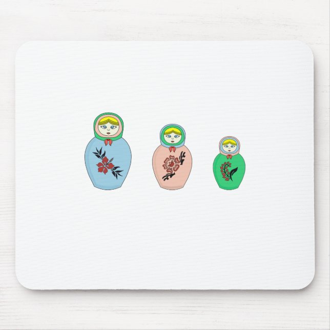 Matryoshka doll mouse mat (Front)