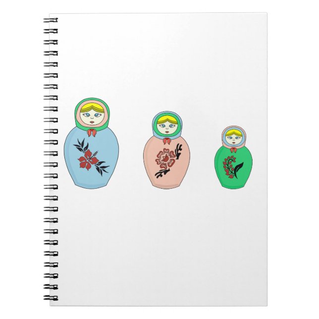 Matryoshka doll notebook (Front)