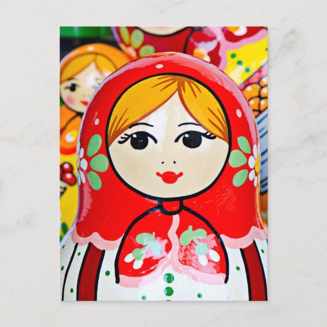 Matryoshka Doll Postcard (Front)