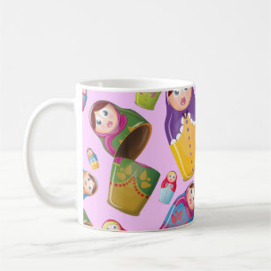 Matryoshka doll - Russian Nested Dolls Pattern Coffee Mug