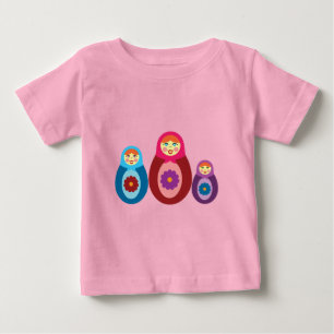 Matryoshka Dolls Baby T-Shirt