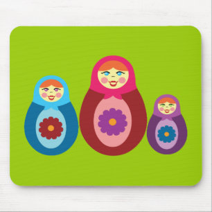 Matryoshka Dolls Mouse Mat
