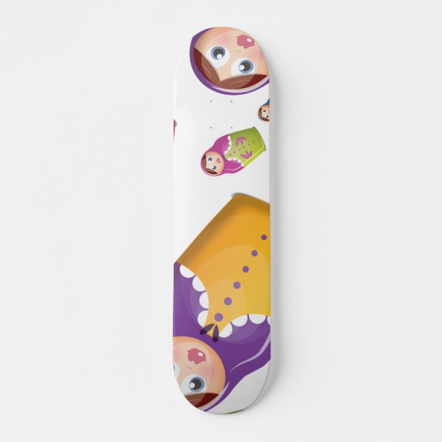 Matryoshka dolls skateboard (Front)