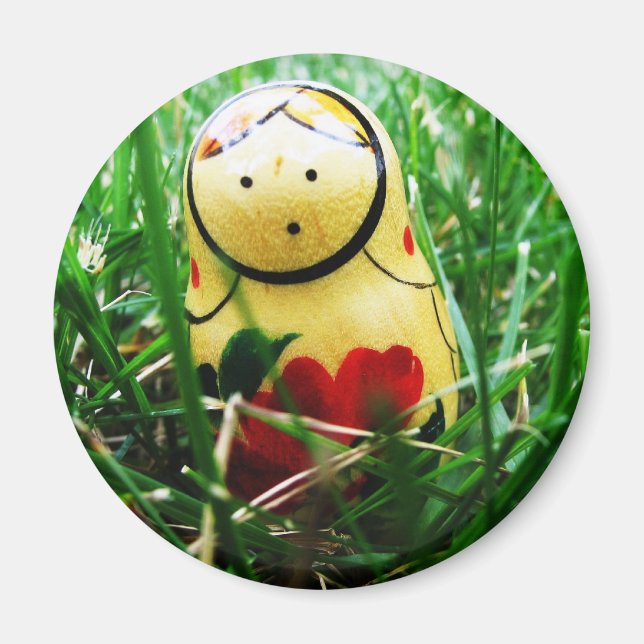 Matryoshka or Nesting Doll Magnet (Front)
