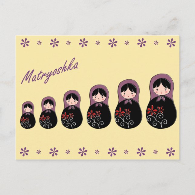 Matryoshka Postcard (Front)