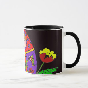 Matryoshka Pysanka Ukrainian Folk Art Mug