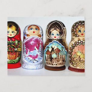 Matryoshkas Postcard