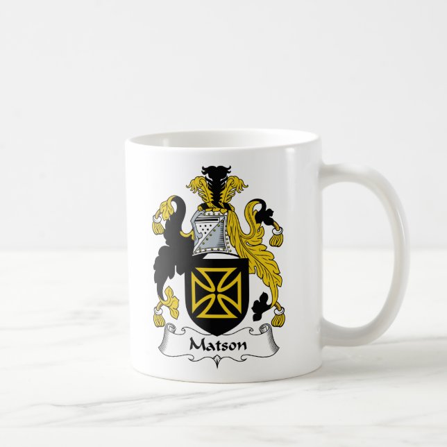 Matson Family Crest Coffee Mug (Right)