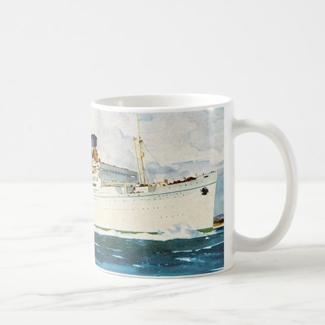 Matson Liner to Hawaii Coffee Mug (Right)