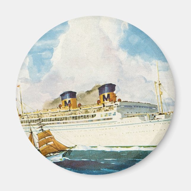 Matson Liner to Hawaii Magnet (Front)