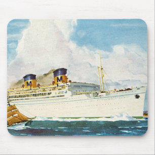 Matson Liner to Hawaii Mouse Mat