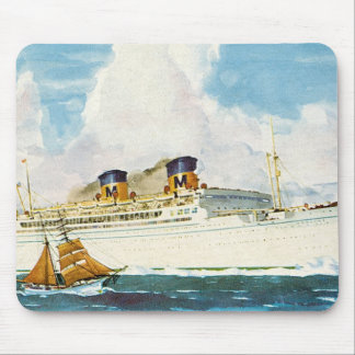 Matson Liner to Hawaii Mouse Mat