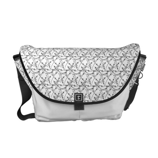 Matsubachirashi Japanese Pattern Messenger Bag