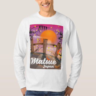 Matsue Japanese blossom poster. T-Shirt