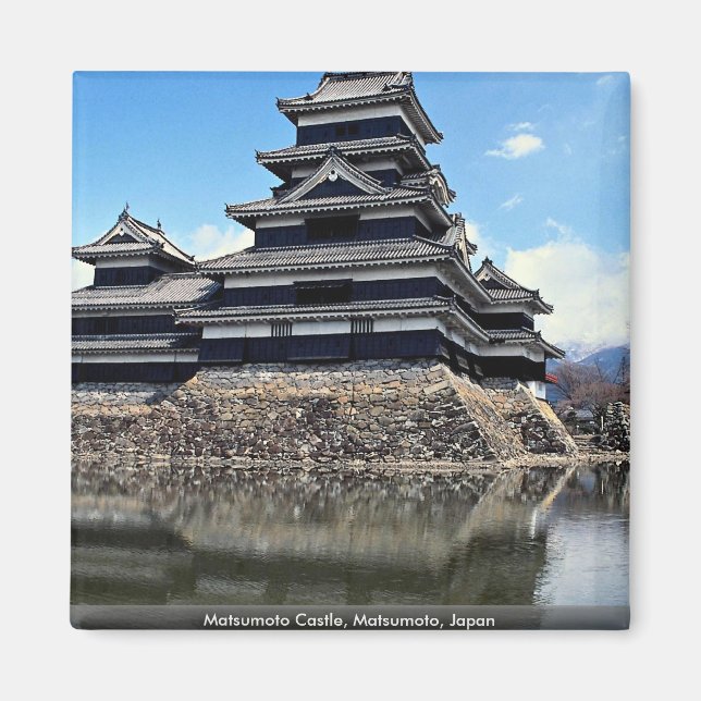 Matsumoto Castle, Matsumoto, Japan Magnet (Front)