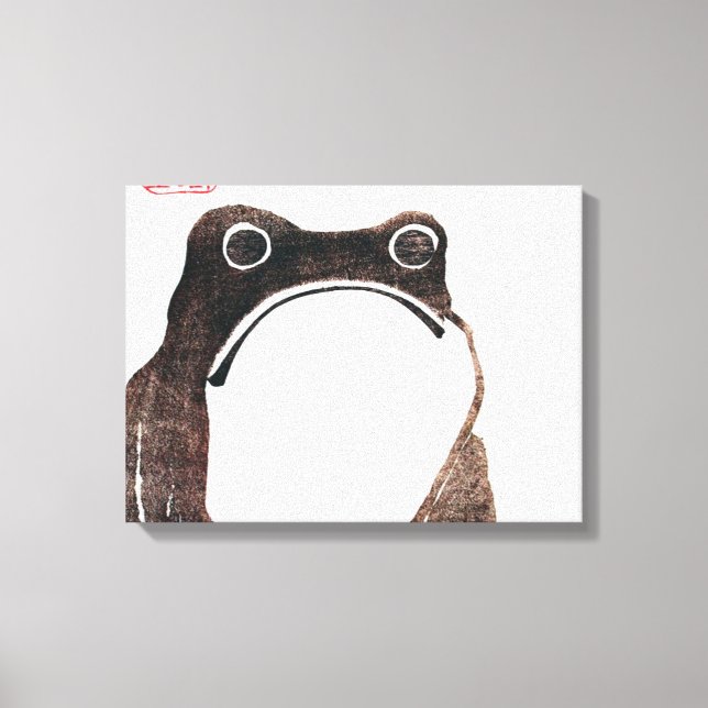 Matsumoto Hoji Frog Canvas Print (Front)