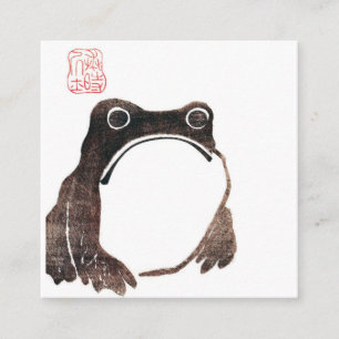 Matsumoto Hoji Frog Square Business Card