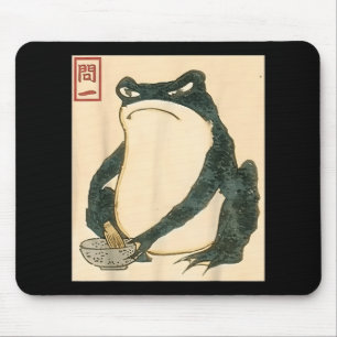 Matsumoto Hoji Japanese Frog Ukiyo-e Toad Meme Aes Mouse Mat