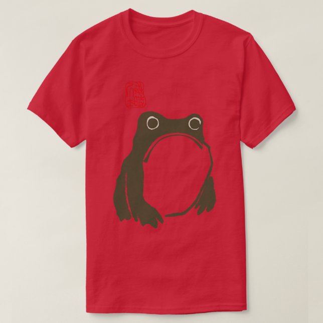 Matsumoto Hoji woodblock print  frog toad Hoodie T-Shirt (Design Front)
