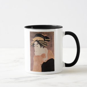 Matsumoto Yonesaburo in the role of the courtesan Mug