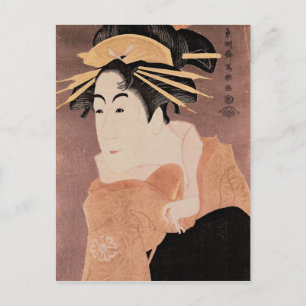 Matsumoto Yonesaburo in the role of the courtesan Postcard