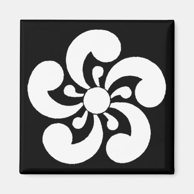 Matsuya Japanese Heraldic Crest Magnet (Front)