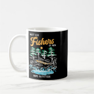 Matt 419 Fishers Of Men Christian Fishing Fathers  Coffee Mug