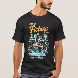 Matt 419 Fishers of Men Christian Fishing Fathers T-Shirt