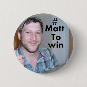 Matt Cardle to win x Factor 2010 6 Cm Round Badge
