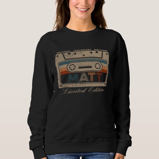 Matt  Cassette Sweatshirt (Front)