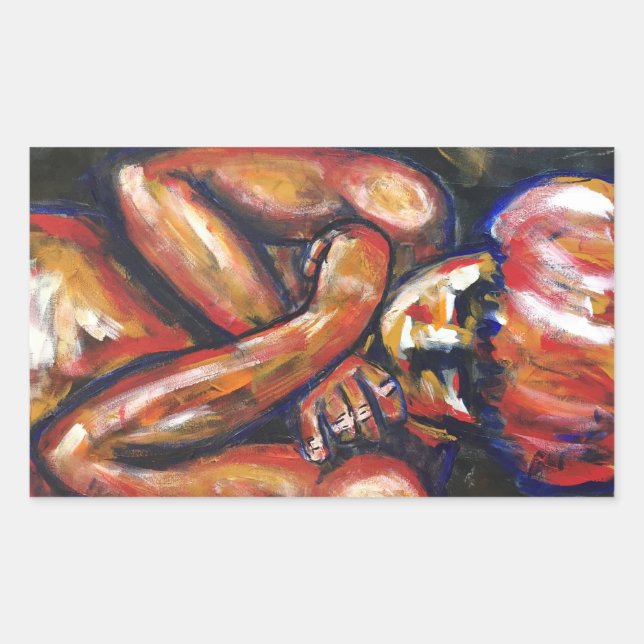 Matt Rectangular Sticker (Front)