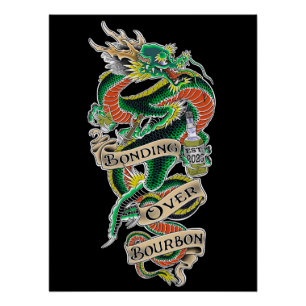 Matt Tunzi x Bonding Over Bourbon Poster