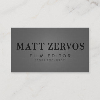 Matt Zervos Business Card