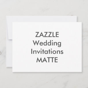 MATTE 6.25" x 4.5" Wedding Invitations