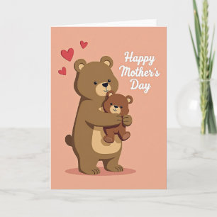 Matte Affectionate Bears Card