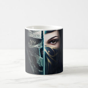 Matte Black Porcelain Coffee Mug, Smilatte Classic Coffee Mug