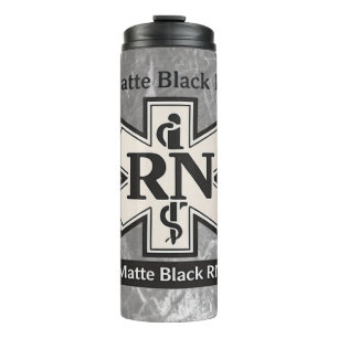 Matte Black RN Nurse Travel Tumbler Class of 202