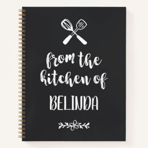 Matte Black Whisk Spatula From the Kitchen Of Notebook