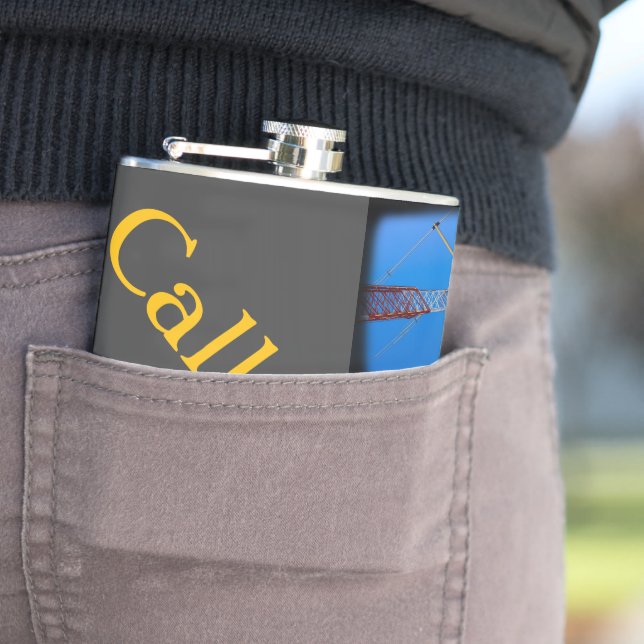 Matte Black with your callsign Hip Flask (In Situ)