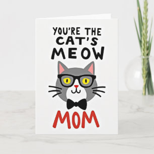 Matte Feline Great Mum Card
