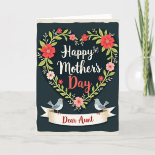 Matte Floral Congrats Card