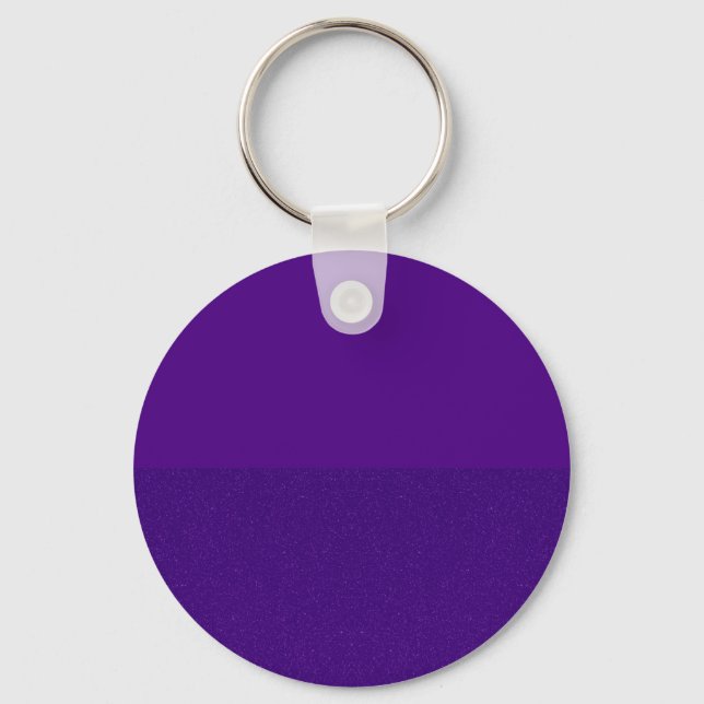Matte & Glitter Split Purple Keychain – Customise (Front)