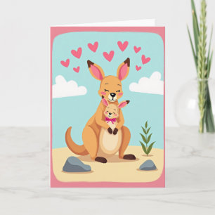 Matte Mother And Child Love Card