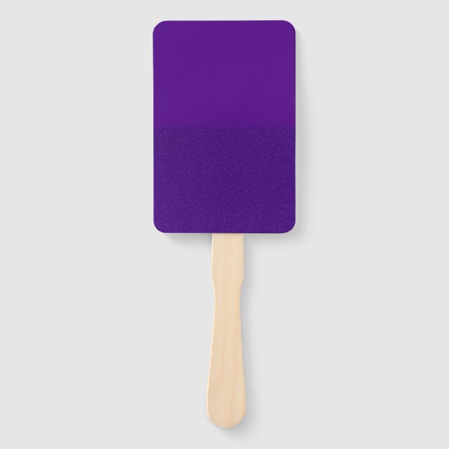 Matte-Top Noise-Bottom Purple Paddle Fan (Custom) (Front)