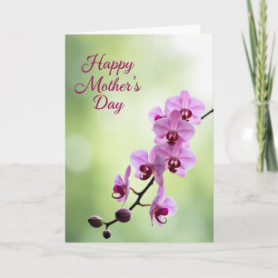 Matte Violet Blossom Card