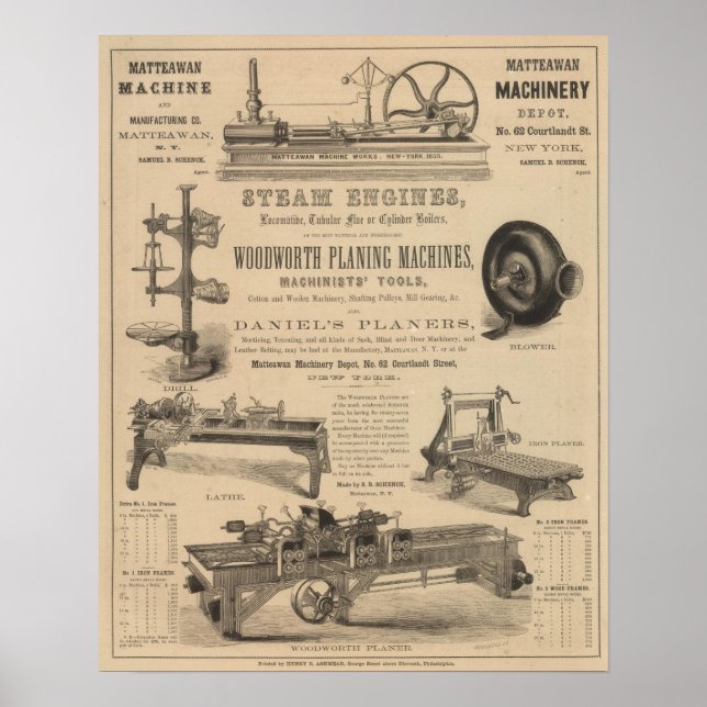 Matteawan Machinery Depot Poster (Front)