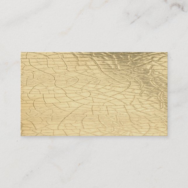 Matted gold stone Business Card (Front)